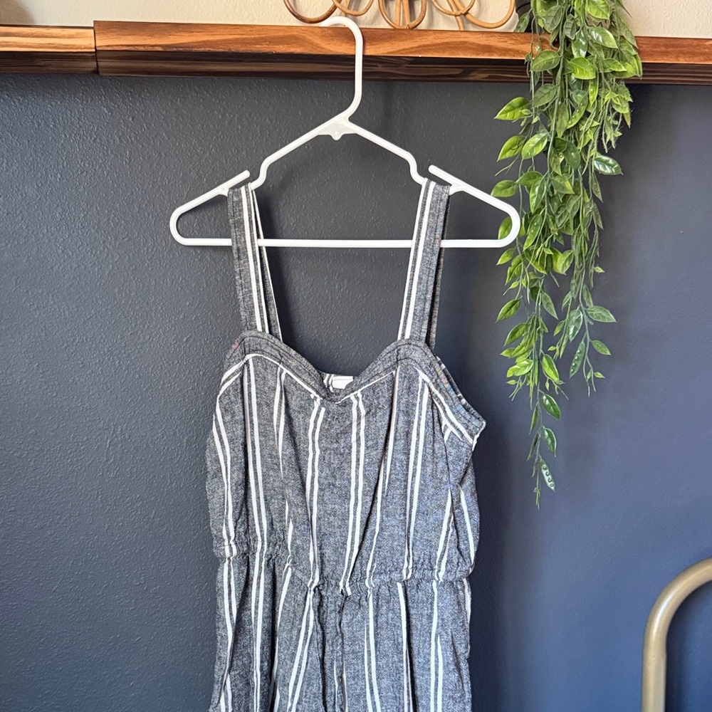Gap Striped Sleeveless Jumpsuit Romper
